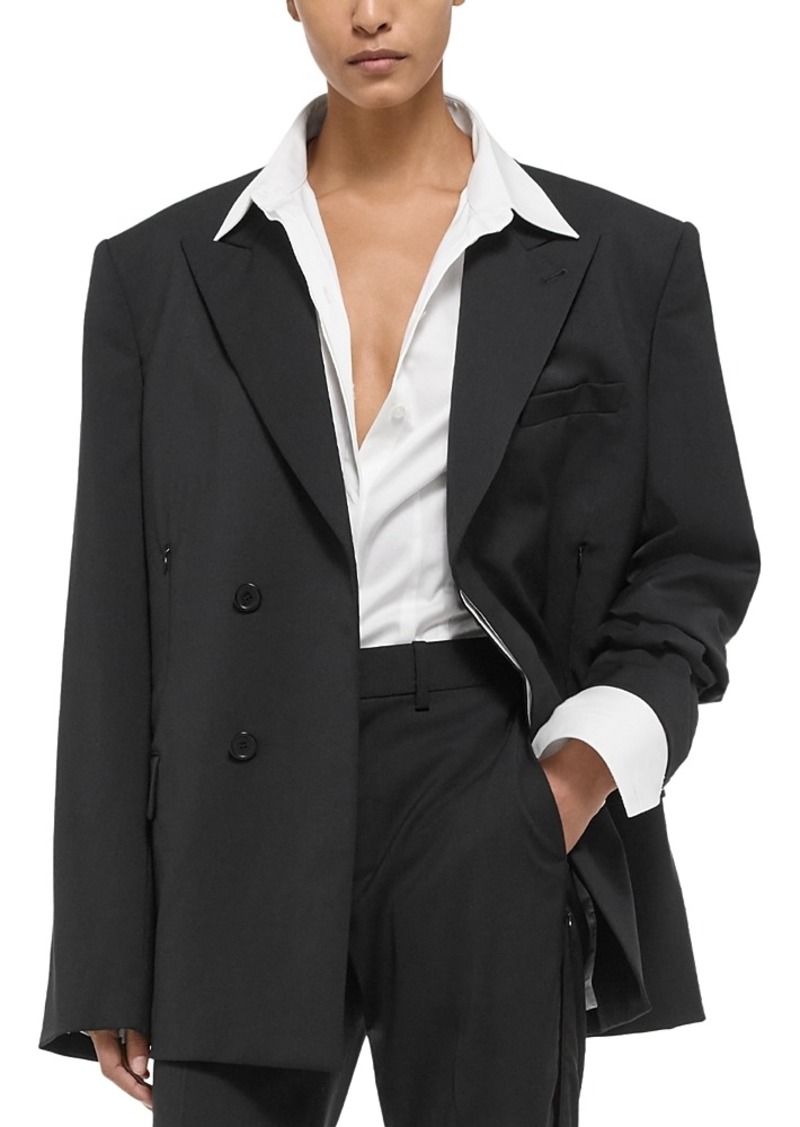 Helmut Lang Wool Star Collar Car Blazer