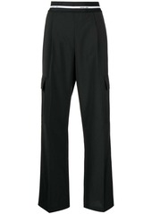 Helmut Lang high-waisted cargo trousers