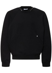 Helmut Lang Hooded Cotton Full-zip Sweatshirt