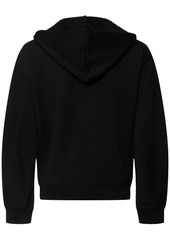 Helmut Lang Hooded Cotton Full-zip Sweatshirt