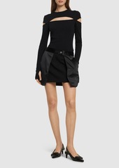 Helmut Lang Inside-out Tech Mini Skirt