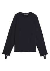 Helmut Lang Logo-Embroidered Cotton Sweater