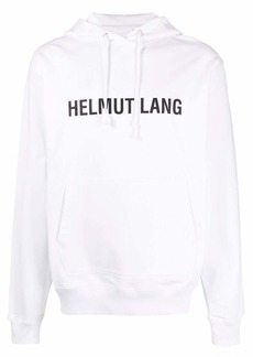Helmut Lang logo-print drawstring hoodie