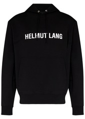 Helmut Lang logo-print hoodie