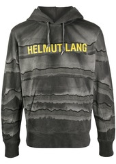Helmut Lang logo print hoodie
