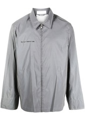 Helmut Lang logo zipped jacket