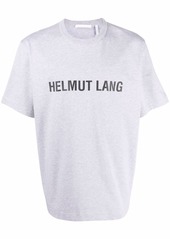 Helmut Lang melange logo-print T-shirt