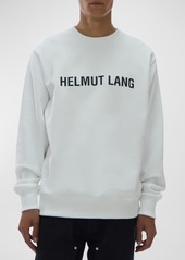 Helmut Lang Men's Core Logo Terry Sweatshirt