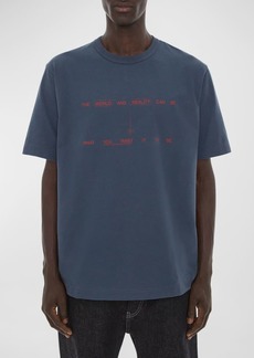 Helmut Lang Men's Graphic Quote T-Shirt