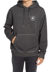 Helmut Lang Overdye Hoodie in Charcoal at Nordstrom