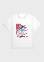 Helmut Lang Men's Outer Space Logo T-Shirt
