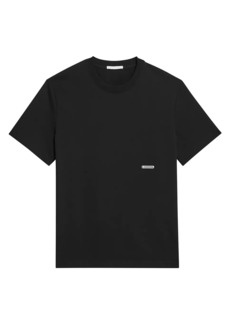 Helmut Lang Metal Logo Cotton T-Shirt
