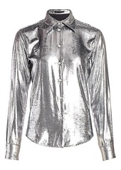 Helmut Lang Metallic Velvet Shirt