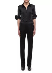 Helmut Lang Mid-Rise Straight-Leg Pants