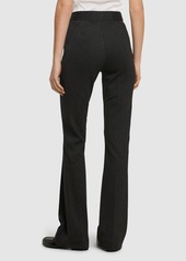 Helmut Lang Mélange Viscose Blend Bootcut Pants