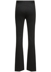 Helmut Lang Mélange Viscose Blend Bootcut Pants