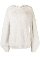 Helmut Lang oversized brush-knit jumper