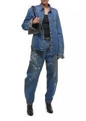 Helmut Lang Painted Denim Shirt Jacket