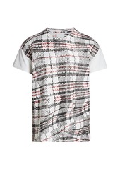 Helmut Lang Plaid Standard T-Shirt