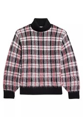 Helmut Lang Plaid Turtleneck Sweater