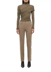 Helmut Lang Pleated Stretch Pants