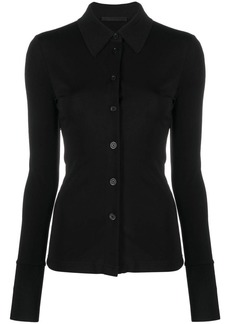 Helmut Lang pointed-flat collar shirt