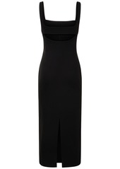 Helmut Lang Ponte Stretch Tech Midi Dress