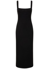 Helmut Lang Ponte Stretch Tech Midi Dress