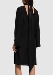 Helmut Lang Reversible Scarf Silk Midi Dress