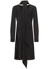 Helmut Lang Reversible Scarf Silk Midi Dress