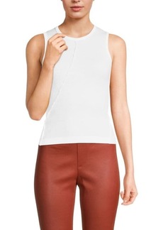 Helmut Lang Ribbed Knit Muscle Tank Top