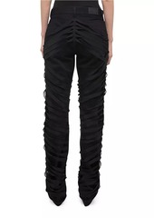 Helmut Lang Ribbon Worker Mid-Rise Straight Jeans