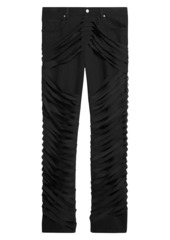 Helmut Lang Ribbon Worker Mid-Rise Straight Jeans