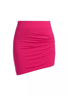 Helmut Lang Ruched Body-Con Miniskirt