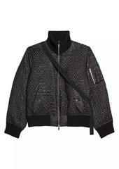 Helmut Lang Bubble Wrap Seatbelt Bomber Jacket