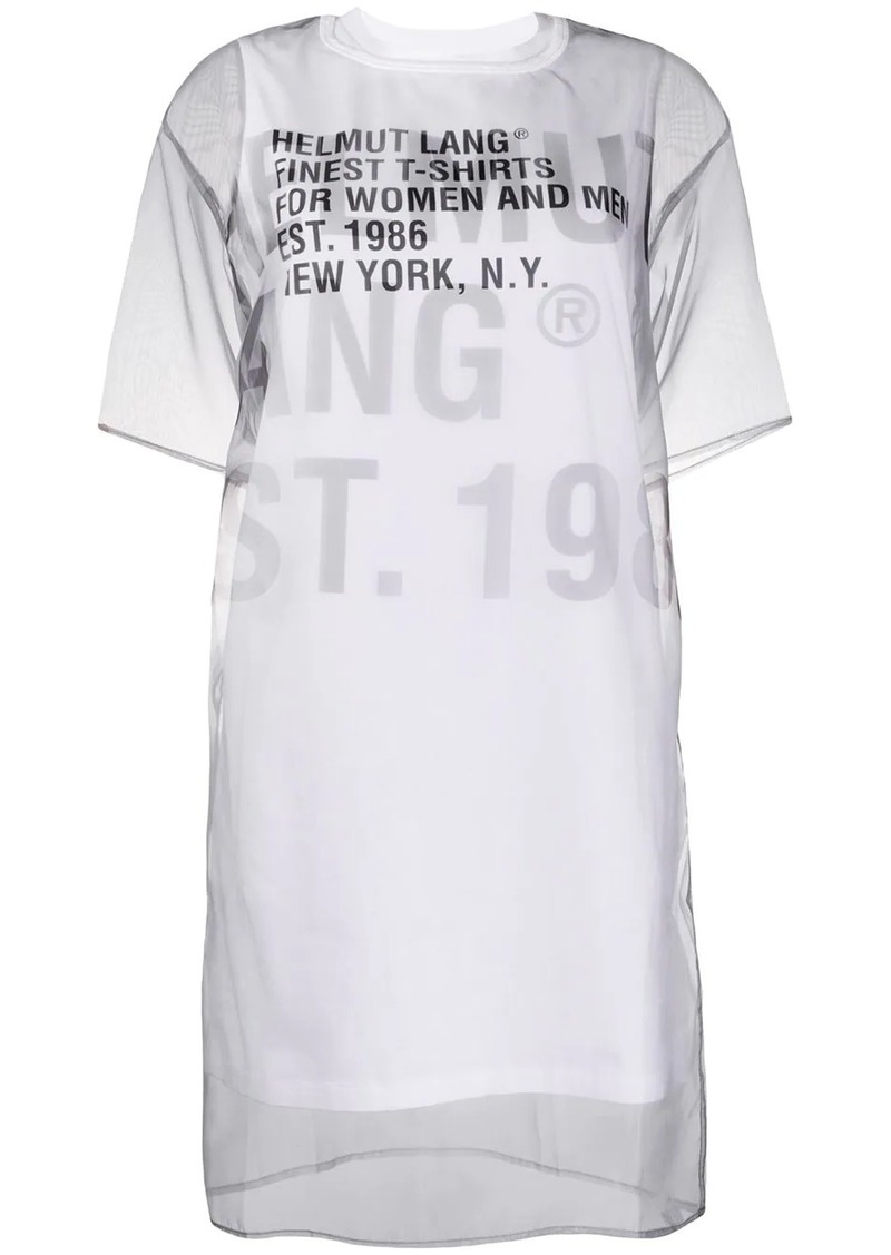 helmut lang tshirt dress