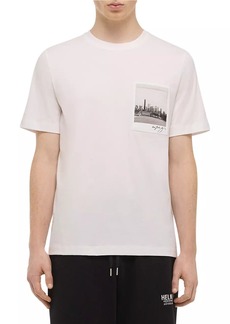 Helmut Lang Skyline Postcard Cotton T-Shirt