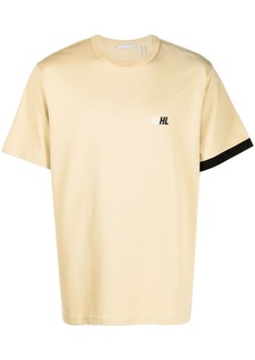 Helmut Lang Slant Logo crew neck T-shirt