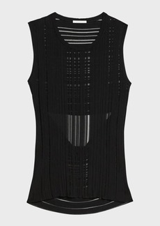 Helmut Lang Sleeveless Open-Back Top