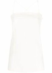 Helmut Lang Slip zip-up square-neck tank top