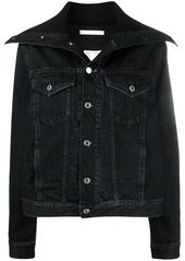 Helmut Lang spread-collar denim jacket