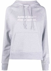 Helmut Lang Stay In School print hoodie