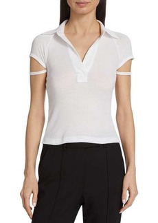 Helmut Lang Strappy Cap Sleeve Polo
