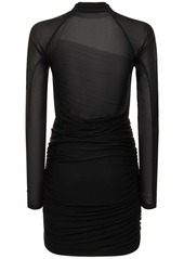 Helmut Lang Stretch Jersey Mini Dress