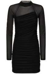 Helmut Lang Stretch Jersey Mini Dress