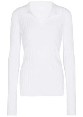 Helmut Lang Stretch-knit polo top