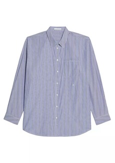 Helmut Lang Striped Cotton Relaxed-Fit Shirt
