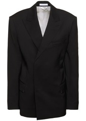 Helmut Lang Tailored Wool Double Breast Blazer