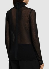 Helmut Lang Two-way Cotton Turtleneck