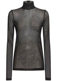 Helmut Lang Two-way Cotton Turtleneck